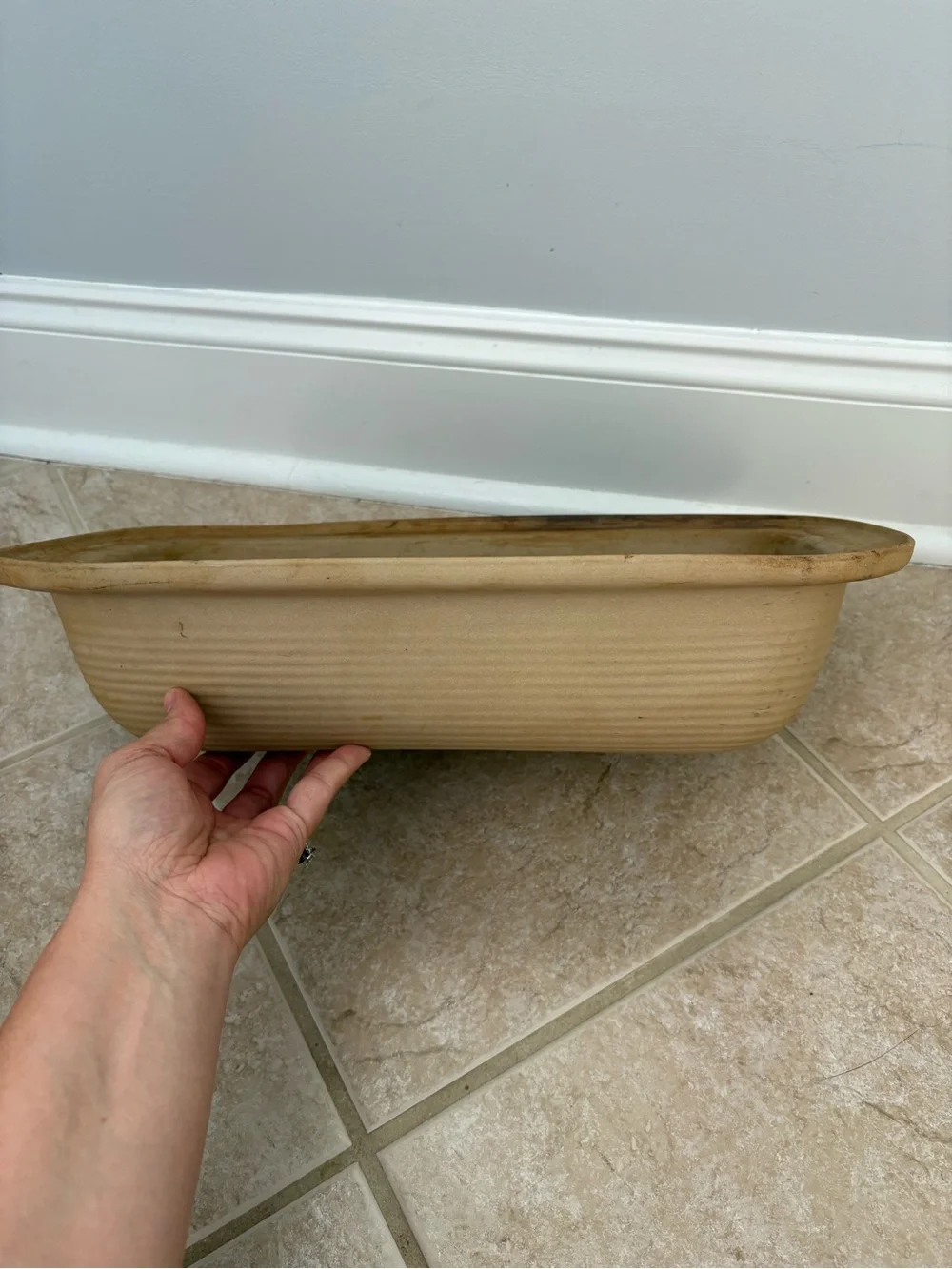 Pampered Chef Family Heritage Large Deep Casserole Roaster from their stoneware
